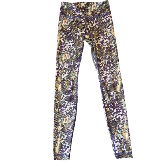 Lululemon Wunder Under Pant *Full-On Luxtreme Floral Sport Backdrop Iris Flower - Picture 6 of 16